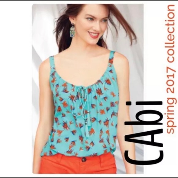 CAbi Tops - Cabi Tassel Tank #5230 - Euc - Size Small